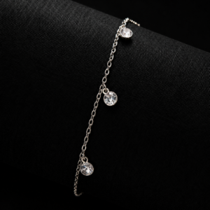 Pulseira Catier c/7 zirconias redondas  Cristal
